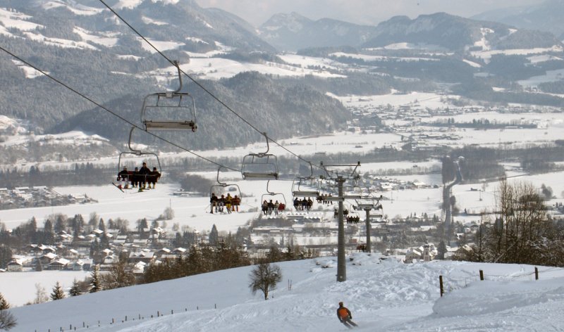 Hocheckbahn im Winter