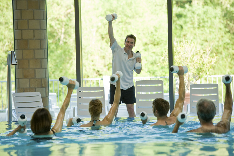Aquafitness im Innenbecken Therme Bad Kreuznach