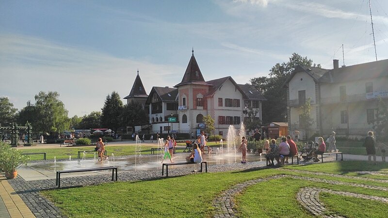Wasserblick am Balaton in Keszthely