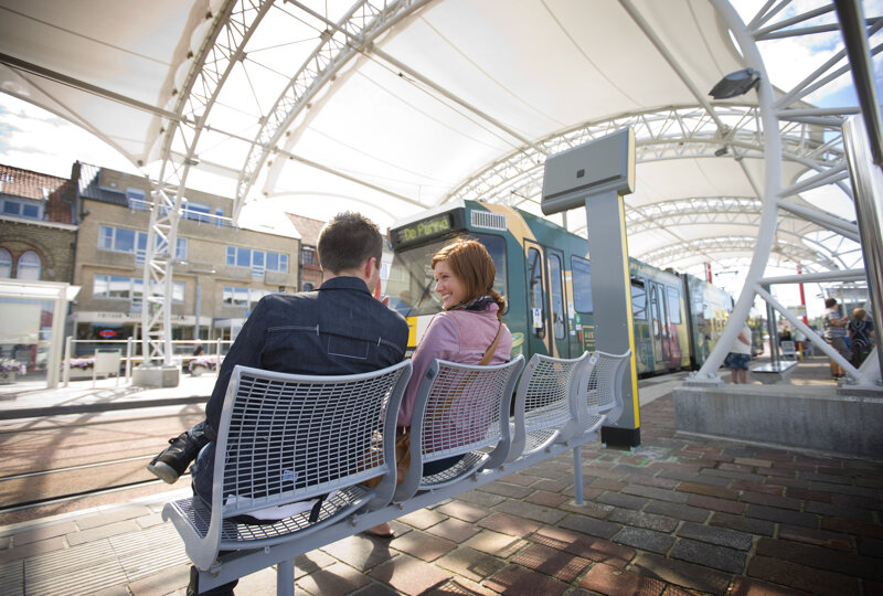 Haltestelle der Küstentram