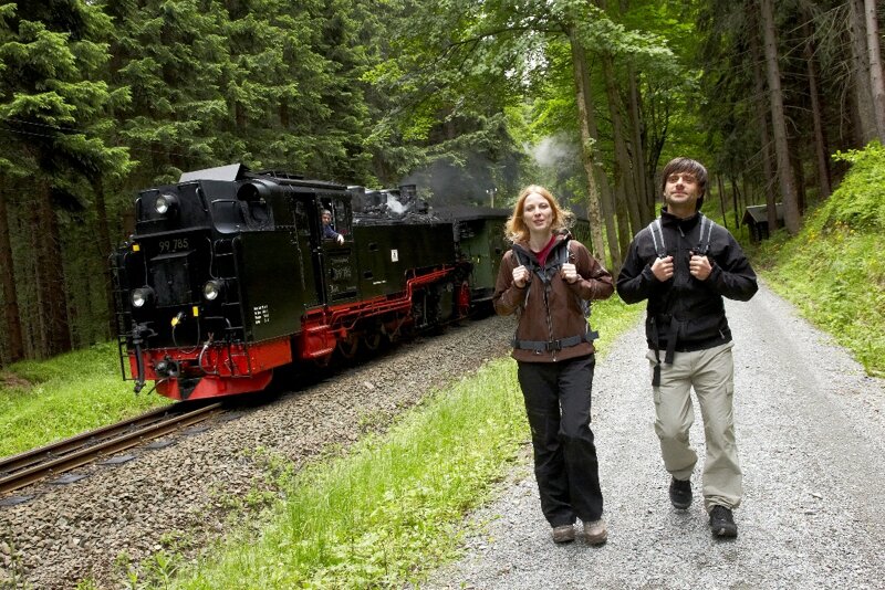 Fichtelbergbahn im Erzgebirge