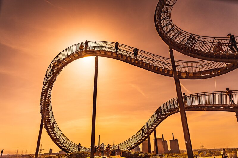 Tiger & Turtle Duisburg Sonnenuntergang