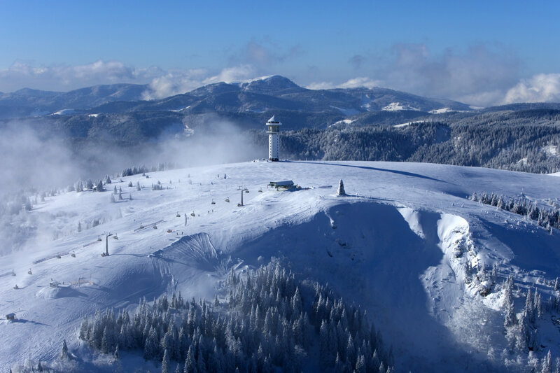 Feldberg Schwarzwald Luftaufnahme