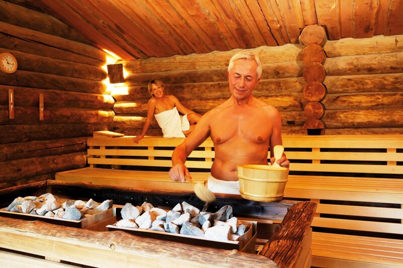Sauna-Aufguss im Wonnemar Bad Liebenwerda