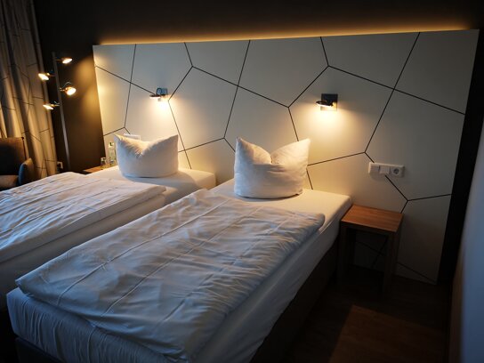 Doppelzimmer im Elfershausen NP Hotel Ullrich