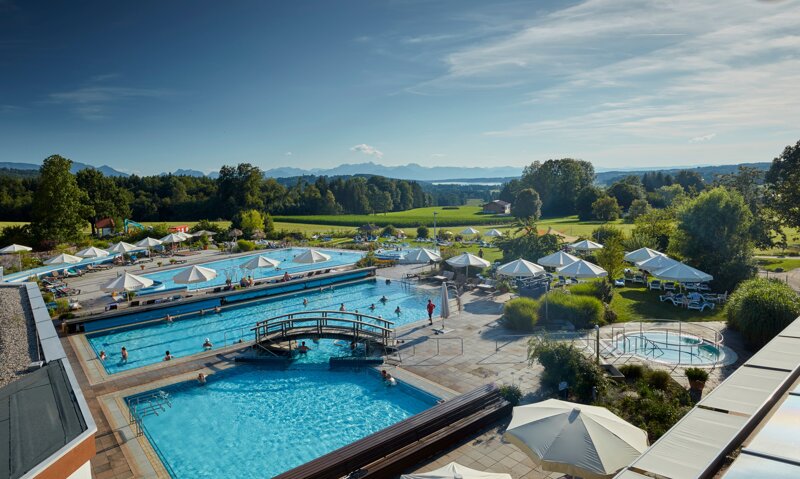 Chiemgau Thermen Bad Endorf Außenbereich