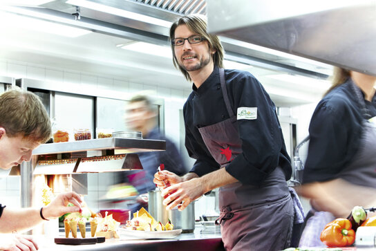 Koch Bjoern Leist in der Kücher