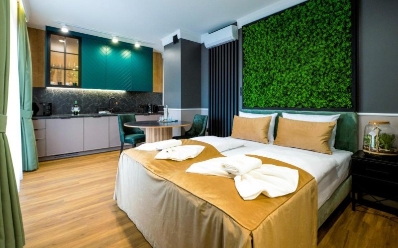 Aparthotel Green Concrete Zimmer