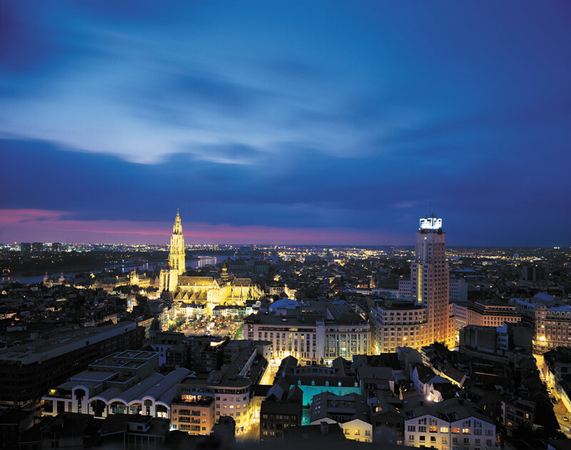 Antwerpen bei Nacht