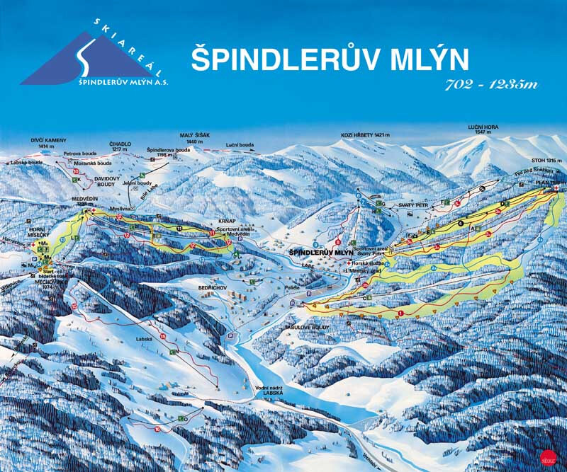 Pistenplan Riesengebirge