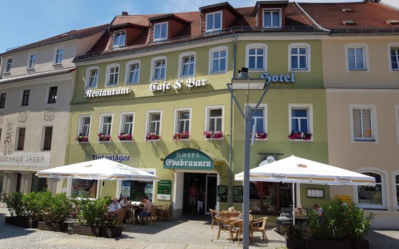 Bischofswerda Hotel Evabrunnen aussen Außenansicht