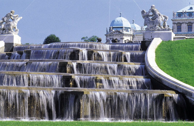 Brunnenparadies im Schloss Belvedere