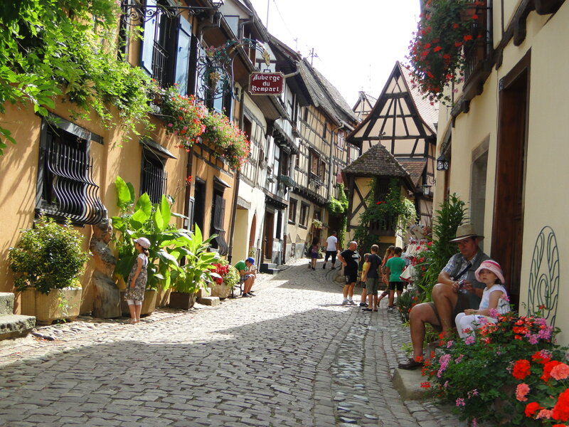 Eguisheim Gassen Fachwerk