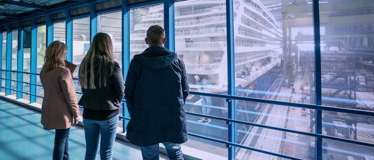 Meyer Werft Besucher