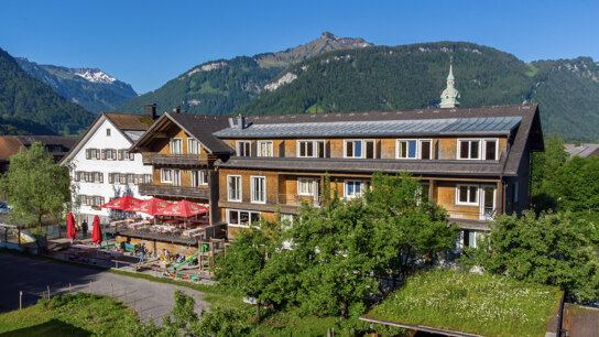 Außenaufnahme vom Hotel Die Sonnigen