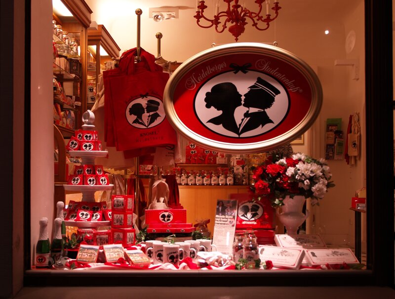 Schaufenster Kuss-Laden Heidelberg