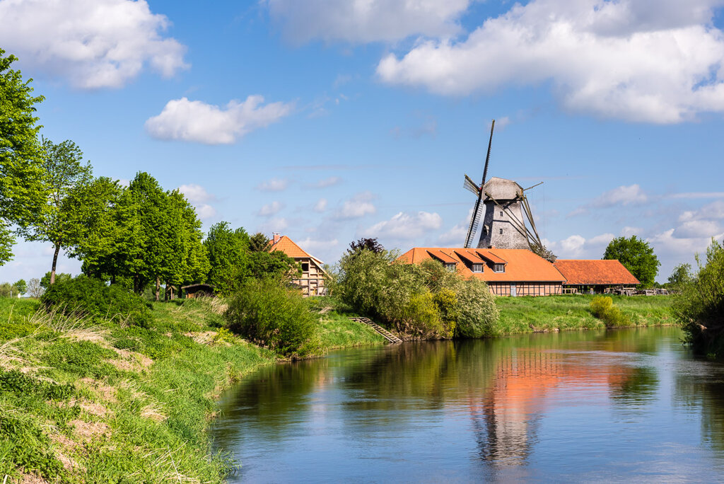 Erlebniswelt Lüneburger Heide Mühle am Fluss