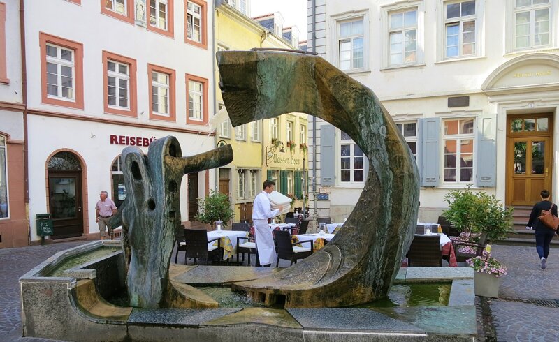 Heidelberg Eingang Untere Straße – historische Altstadtgasse