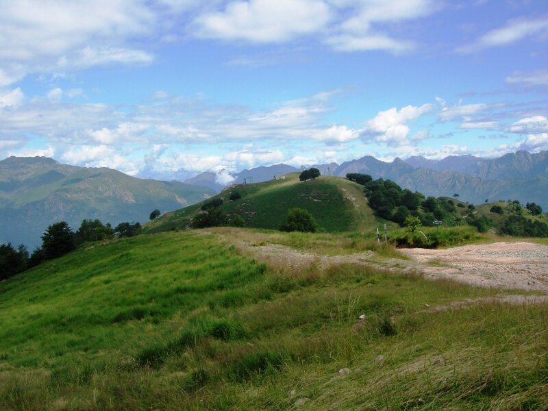Berg Mottarone im Piemont
