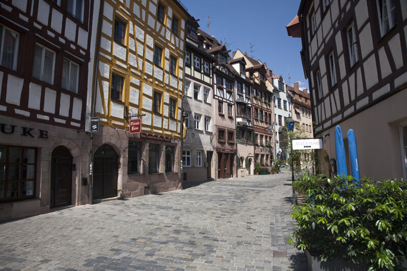 Weißgerbergasse Nürnberg – Fachwerkhäuser