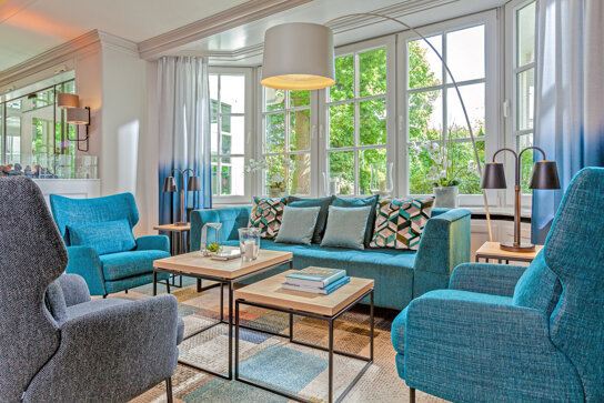 Lounge im Hotel Courtyard by Marriott