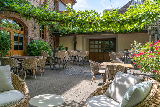 Weingarten des Hotels