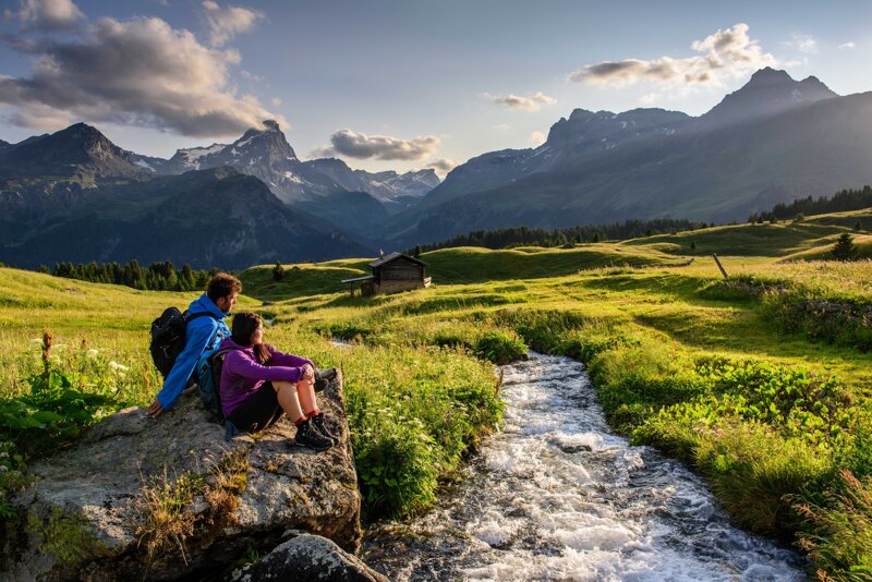 Wanderpause beim 7 Nächte Kurzurlaub in den Bergen