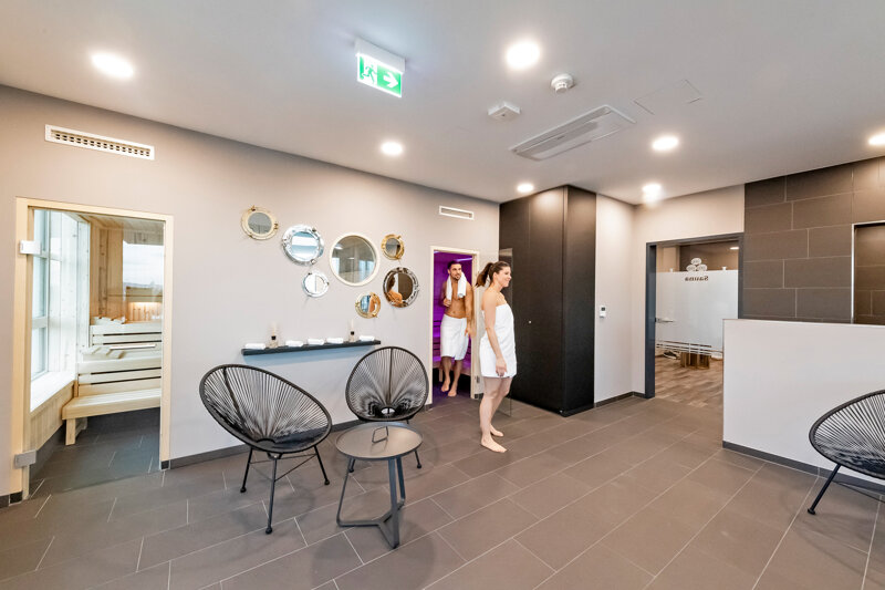 Wellnessbereich mit Sauna