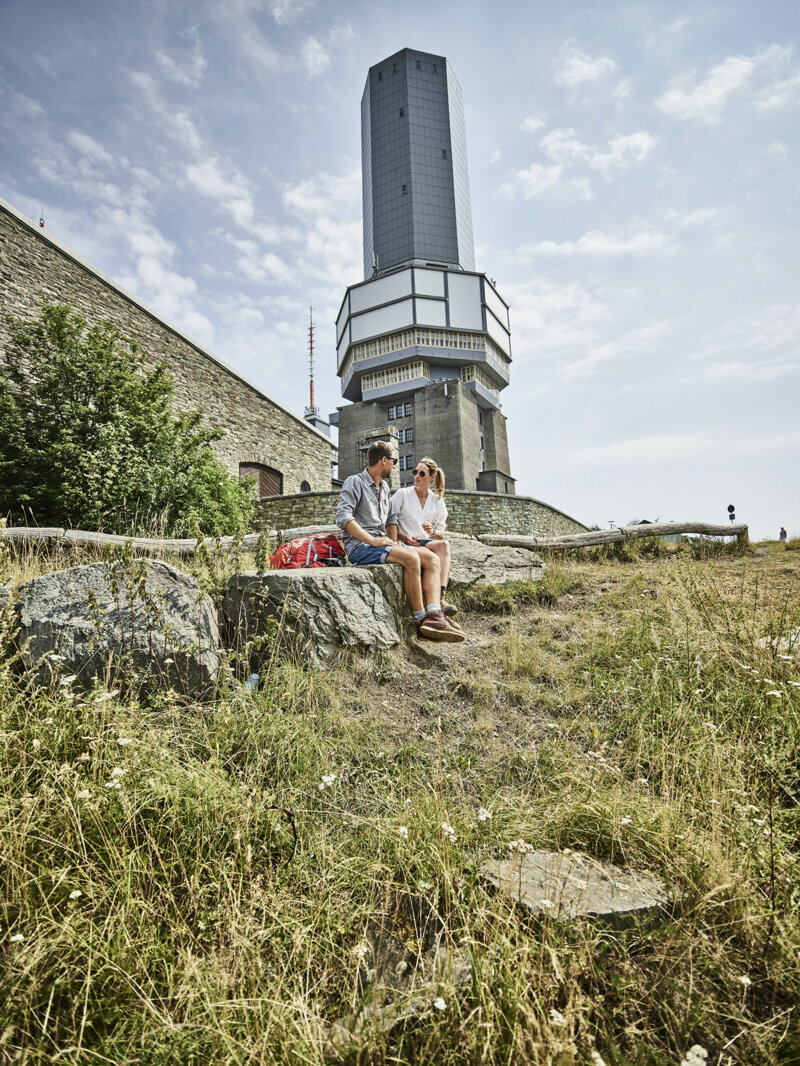 Pause am großen Feldberg