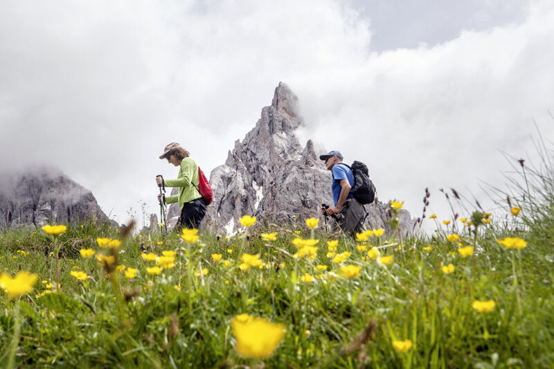 Trekking, Passo Rolle, San Martino di Castrozza c Fototeca Trentino Sviluppo S.p.A., Pietro Masturzo