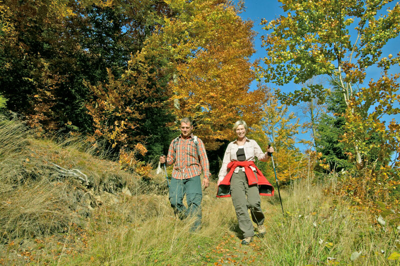 Wanderer am Pön ©Tourist-Information Willingen