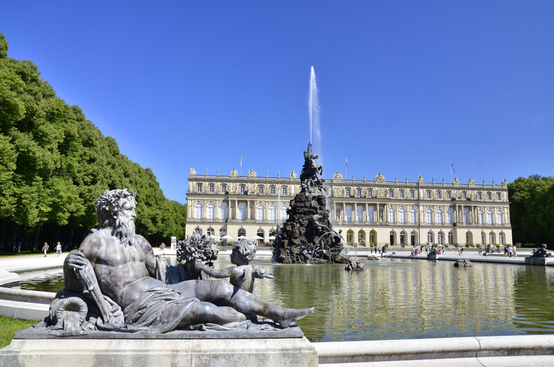 Schloss Herrenchiemsee Außenansicht