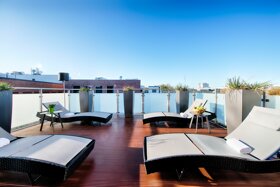 Ruhebereich Dachterrasse