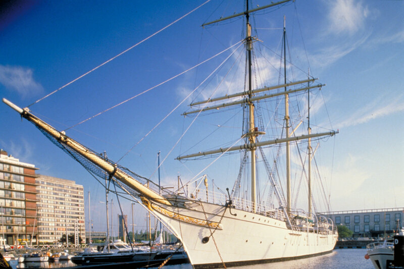 Dreimaster-Schulschiff Mercator in Oostende
