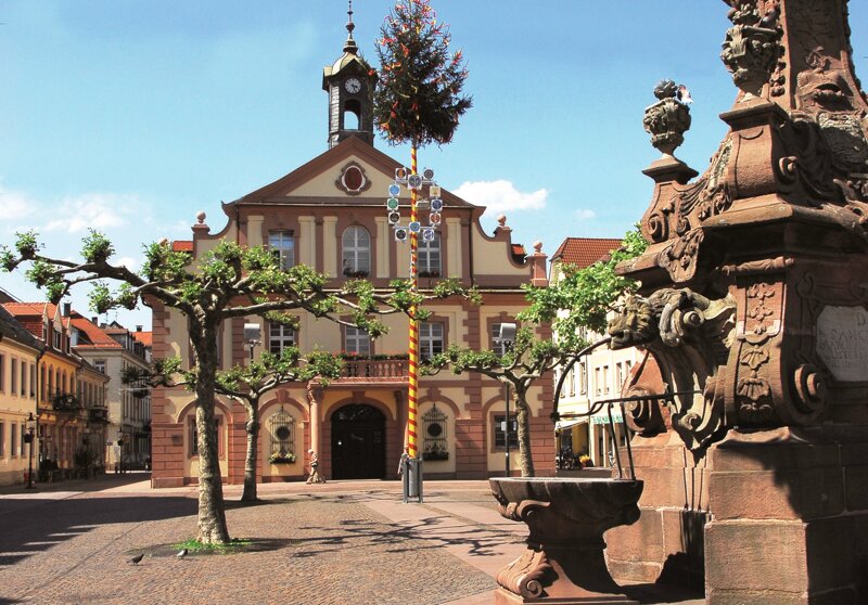 Rastatt, Rathaus, Marktplatz