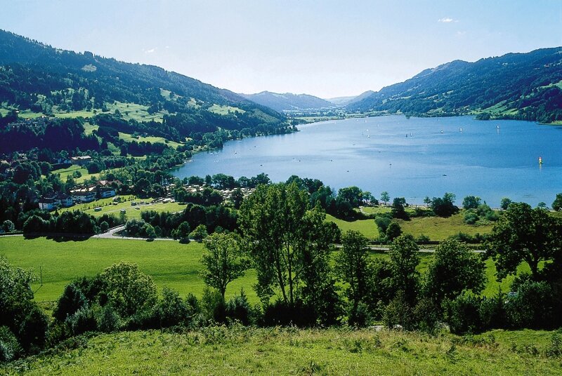 Blick auf den Großen Alpsee im Allgäu