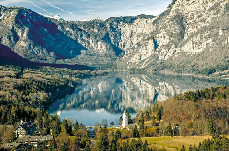 Blick auf den Bohinj