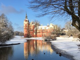 Schloss Pückler im Winter