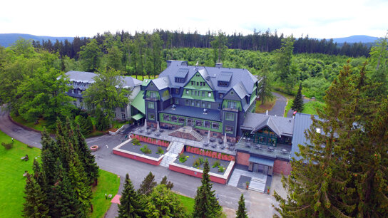 Berg & Spa Hotel Gabelbach von oben