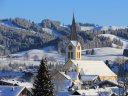 Entspannte Weihnachten im winterlichen Allgäu