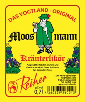 Moosmann Kräuterlikör Etikett