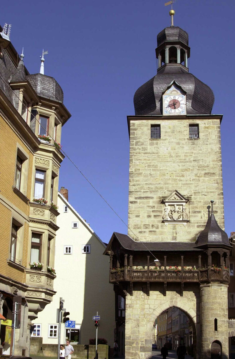 Das historische Judentor in Coburg