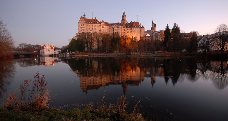 Schloss Sigmaringen in Abendstimmung