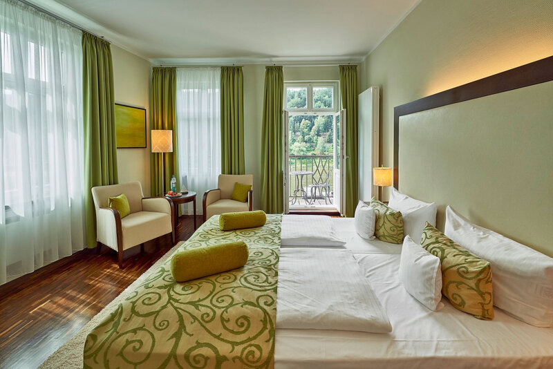 Doppelzimmer in Grün