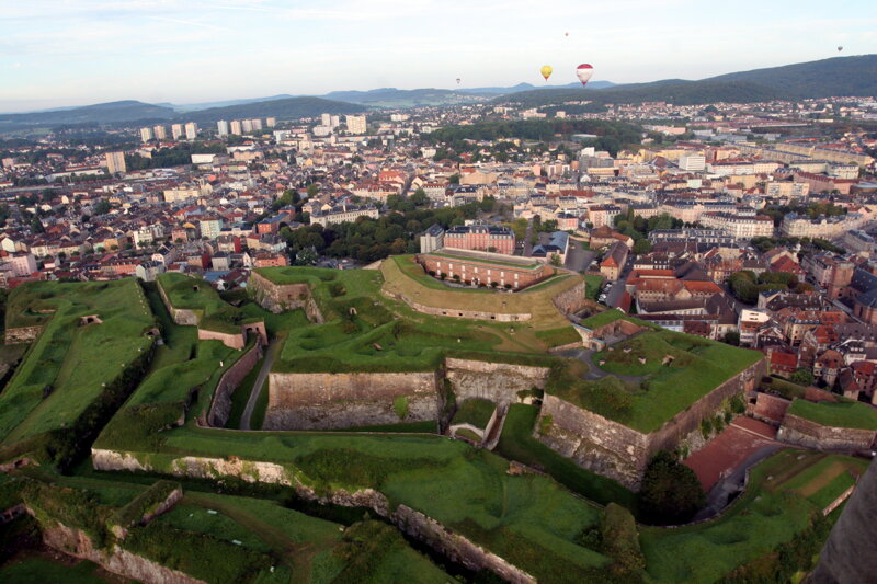 Blick auf Belfort von oben