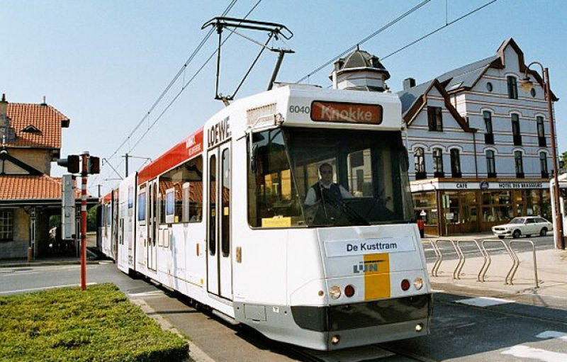 Küstenstraßenbahn in De Haan