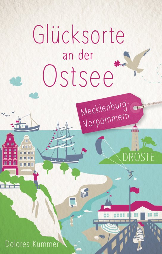 Buchcover Glücksorte an der Ostsee Mecklenburg-Vorpommern