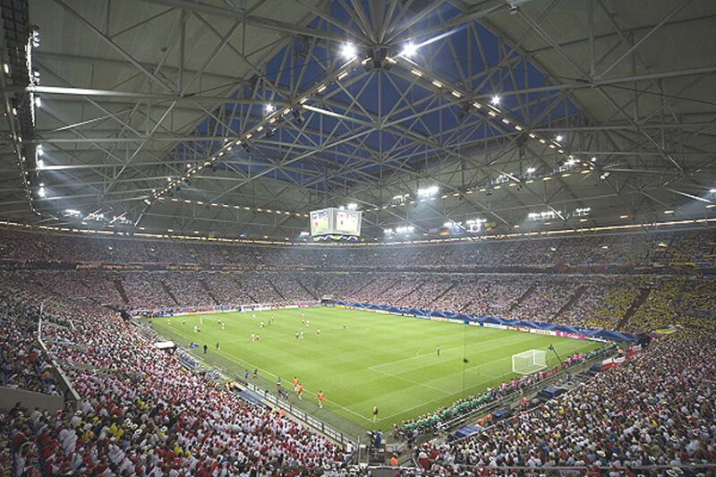 Veltins-Arena Gelsenkirchen Stadion Außenansicht