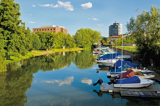 Neckar Yachthafen Neckarturm C Heilbronn Marketing GmbH, Roland Schweizer.