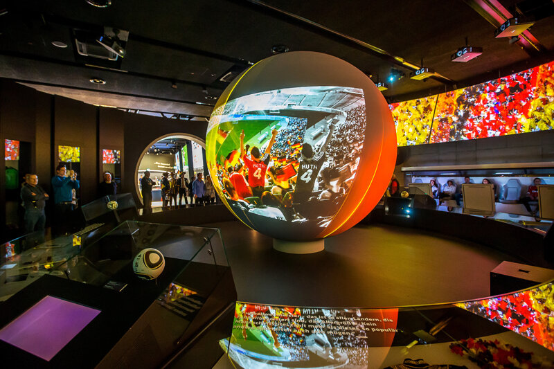 Bundesliga-Karrussell im Deutschen Fußballmuseum Dortmund